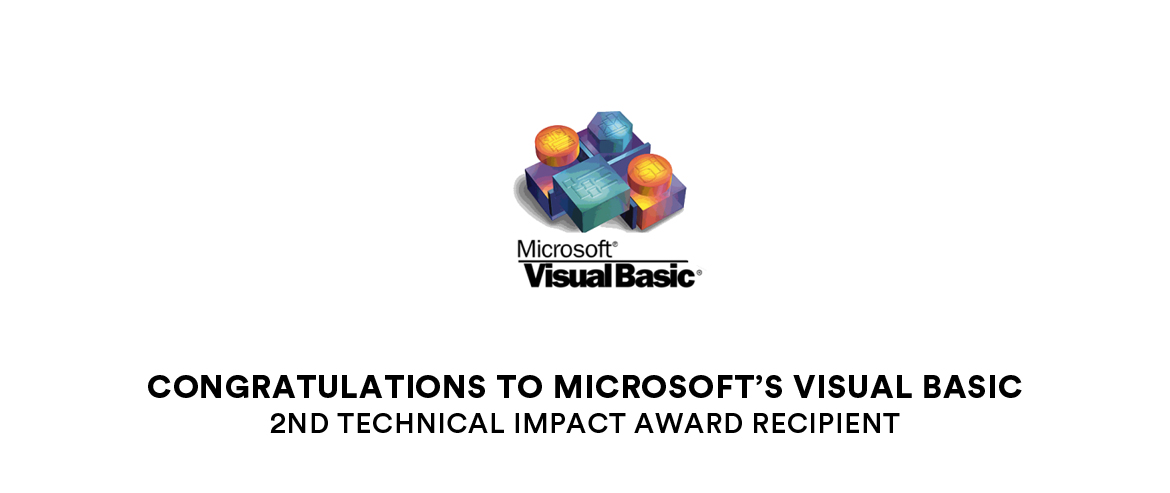 Microsoft's Visual Basic - Technical Impact 2016 Winner