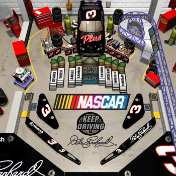 3-D Ultra NASCAR Pinball