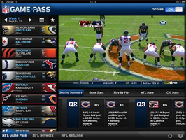 iPad NFL Game Pass